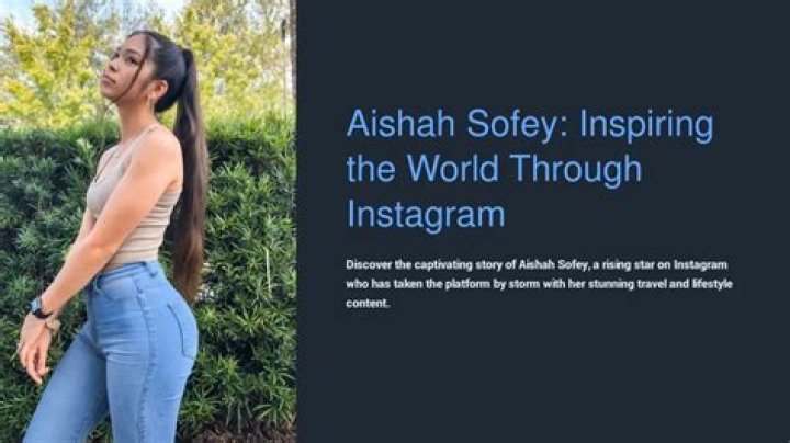 Aishah Sofey's Top Content Reveals: Exploring Her Style and Presence